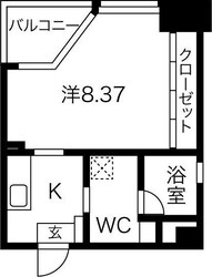 GRANDUKE代官町の物件間取画像